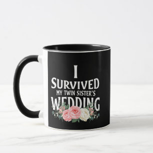 Caneca Sobrevivi aos Casais de casamento da minha irmã gê