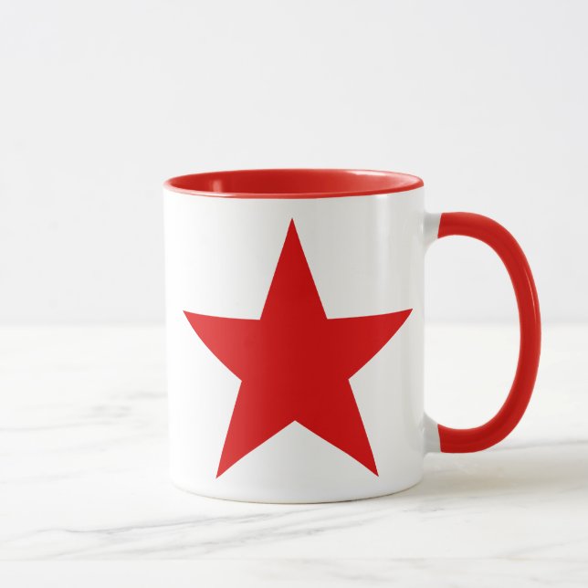 Caneca Socialista comunista da estrela vermelha (Direita)