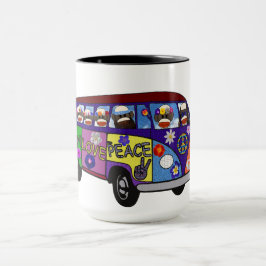 Caneca Sock Money Peace Bus Mug
