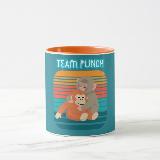 Caneca soco de macaco bebê (Centro)