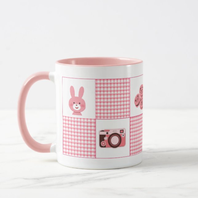 Caneca Soft Girl Aesthetic Coquette Mug (Esquerda)