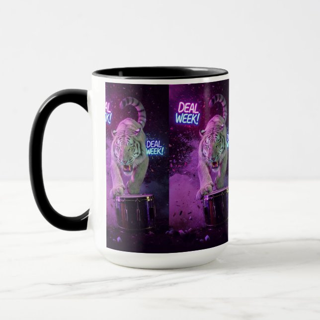 Caneca Soft Neon Strength – Tiger Mug (Esquerda)