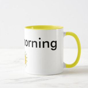 Caneca sol, bom dia