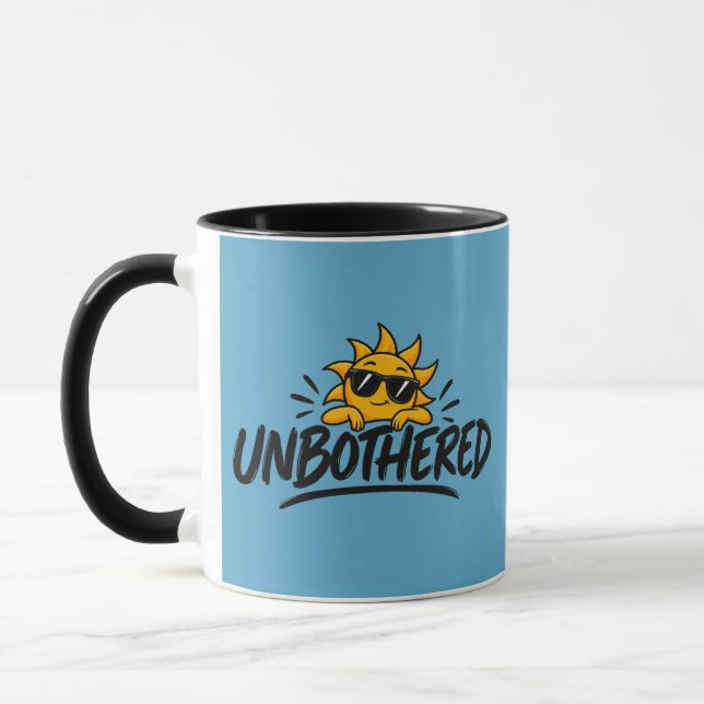 Caneca Sol Cute Sem Preocupações com Óculos de Sol Divert (Esquerda)