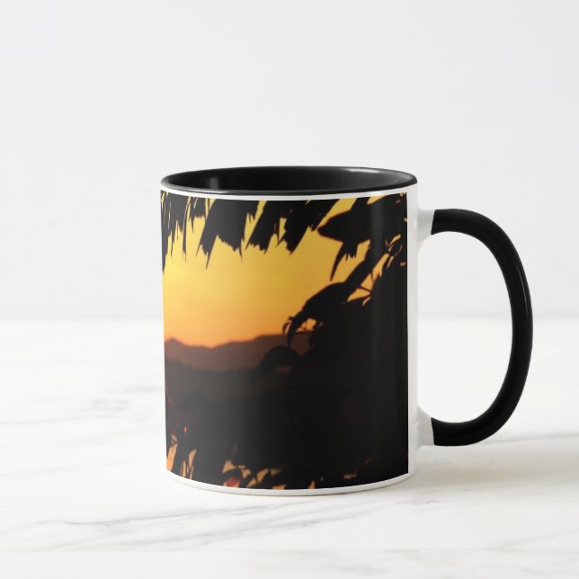 Caneca Sol da manhã pacífica (Direita)