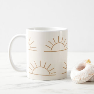 Caneca Sol Neutro | Caneca de Café Bege