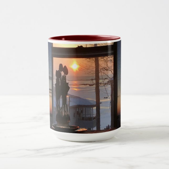 Caneca Sol, Tulipas e Lago Congelado (Centro)