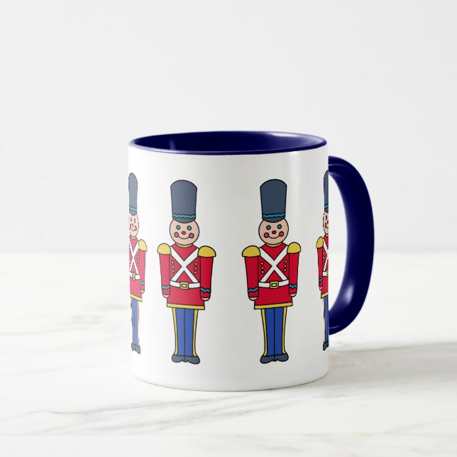 Caneca Soldados de Brinquedo de Natal (Frente Esquerda)