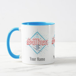 Caneca Solden Tirol Retro Skier Vintage Ski Holiday