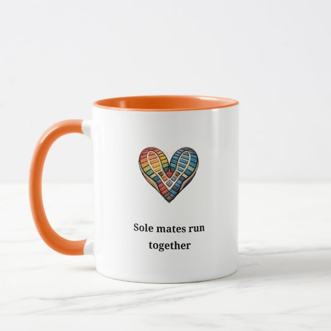 Caneca Sole mates run together (Esquerda)