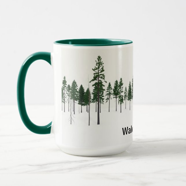 Caneca Solidão Florestal Waldeinsamkeit Estética (Esquerda)