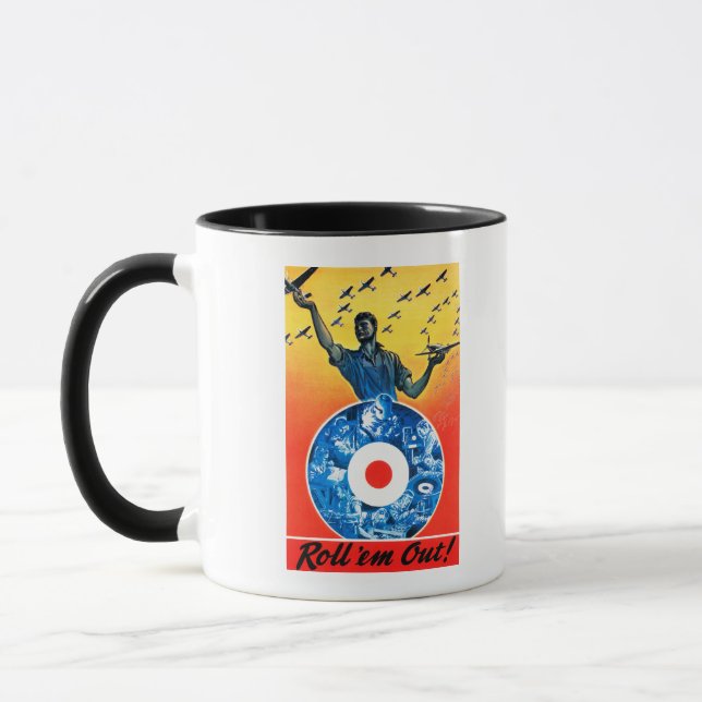 Caneca Solte-os da Força Aérea Real Canadense (Esquerda)
