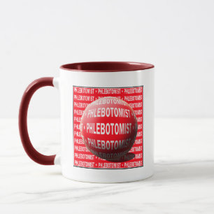 CANECA SOLUÇÃO SANGUÍNEA DE ESFERA FLEBOTOMISTA