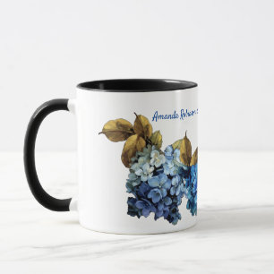 Caneca Sombras de Cor da Água Azul