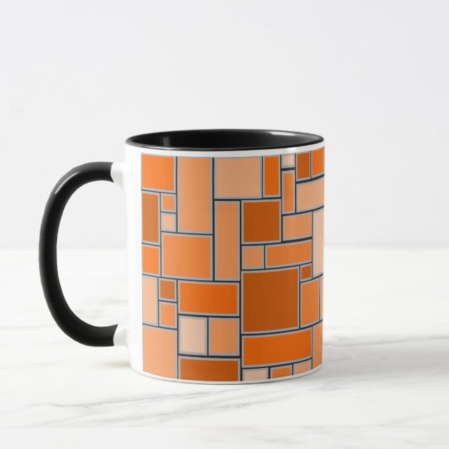Caneca Sombras de laranja (Esquerda)