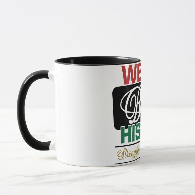 Caneca Somos a História Negra Orgulhosa Juntee (Esquerda)