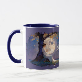 Caneca Sonhador ao Luar - Céu Noturno Sereno