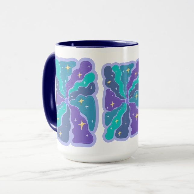 Caneca Sonhador - Lua e Estrelas! (Frente Esquerda)