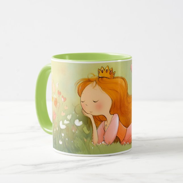Caneca Sonhando com o amor (Frente Esquerda)