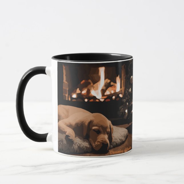 Caneca Sonhar com Papais noeis (Esquerda)