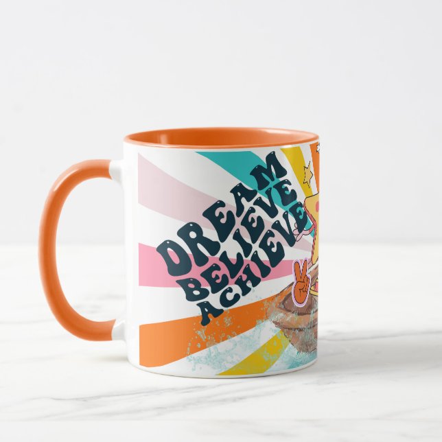 Caneca sonhe acredite alcance (Esquerda)