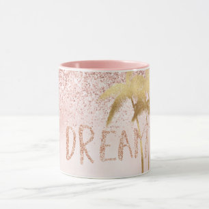 Caneca Sonho Dourado de Lágrimas de Ombre Rosa      