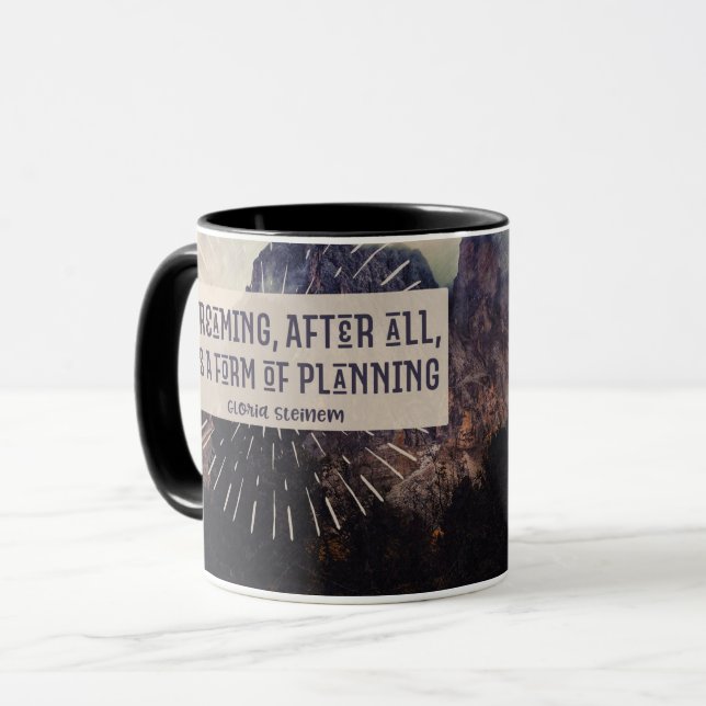 Caneca Sonho - forme do planeamento (Frente Esquerda)