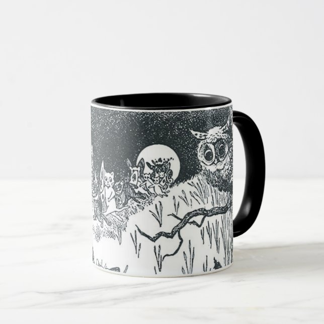 Caneca Sonho gatinho de Fairyland, Louis Wain (Frente Esquerda)