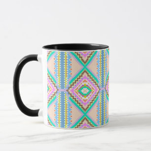 Caneca Sonho Pastel Elétrico Caleidoscópio