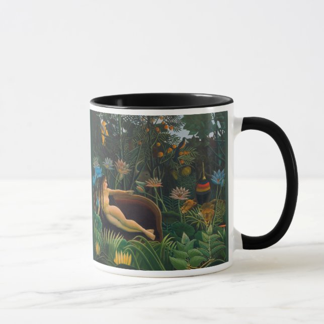 Caneca Sonhos da selva CC0690 Henri Rosseau Café Mug (Direita)