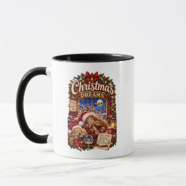 Caneca Sonhos de Natal – Café Aconchegante na Manhã de Na