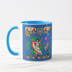 Caneca Sonhos Viva Fiesta azul