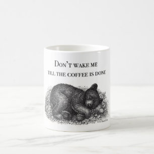 Caneca sonolento do urso