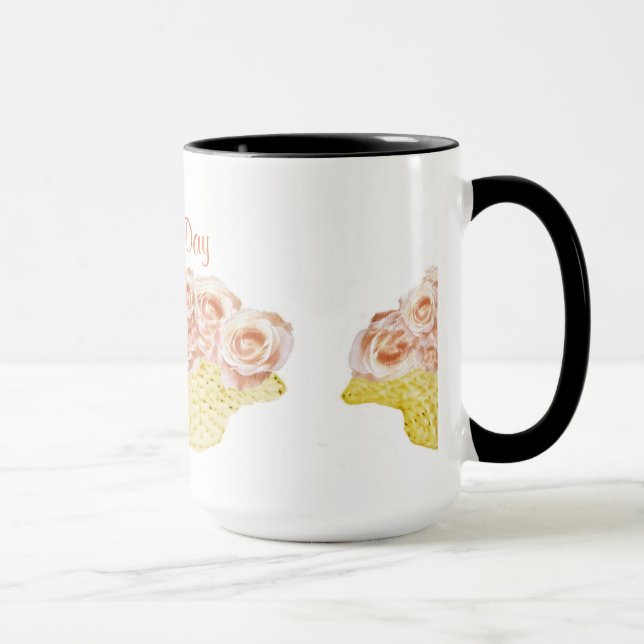 Caneca Soquete de Rosa-Peach (Direita)