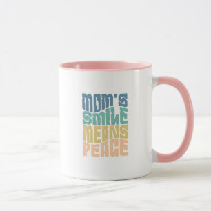 Caneca Sorriso da Mamãe Significa Paz - Verde & La