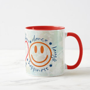 Caneca Sorriso do amor da paz