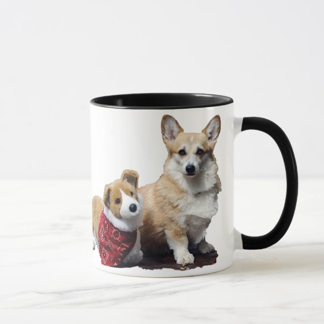 Caneca Sorrisos da manhã do Corgi (Direita)