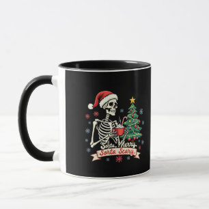 Caneca Sorta Feliz Sorta Assustadora Spooky Esqueleto Xma