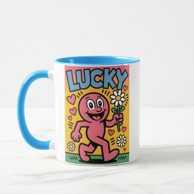 Caneca Sortudo. (Esquerda)