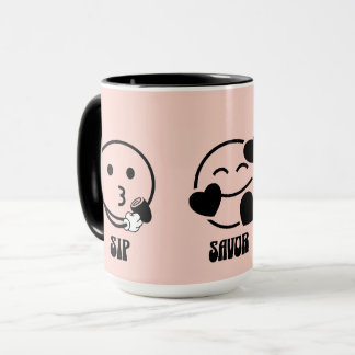 Caneca "Sorva, Saboreia, Sorri"
