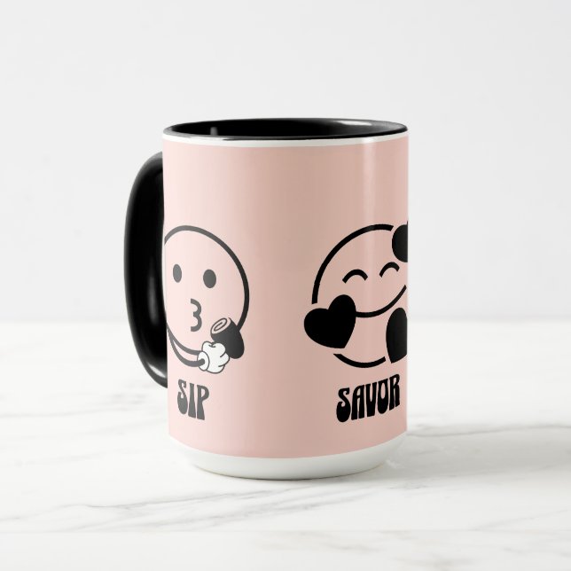 Caneca "Sorva, Saboreia, Sorri"  (Frente Esquerda)