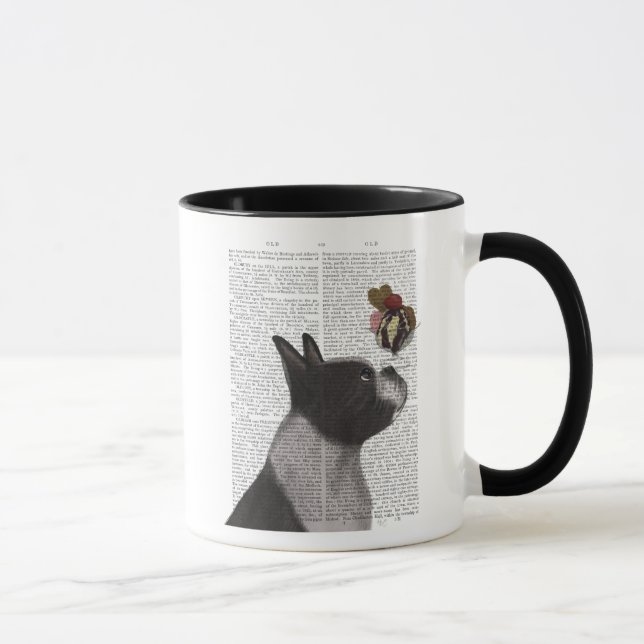 Caneca Sorvete Boston Terrier (Direita)