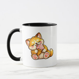 Caneca Sorvete de Gatinho Fofo