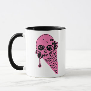 Caneca Sorvete Rosa Cone Mug