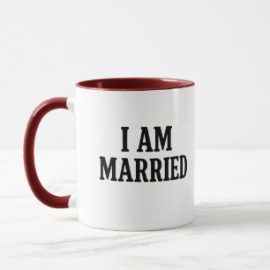 Caneca Sou Casado Engraçado Coffee Mug - Presente para Ca