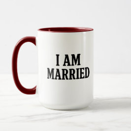 Caneca Sou Casado Engraçado - Presente para Casais