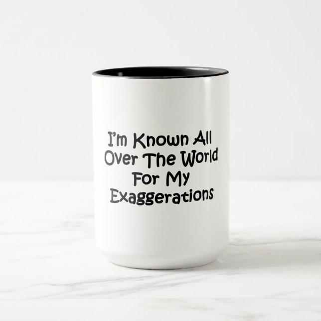 Caneca Sou Conhecido Em Todo O Mundo (Centro)