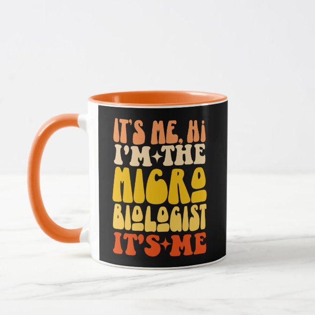 Caneca Sou eu, o microbiólogo, sou eu, Groovy (Esquerda)