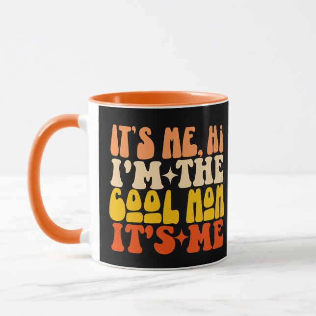 Caneca Sou eu, sou a mãe Legal, sou eu, Dia de as mães (Esquerda)