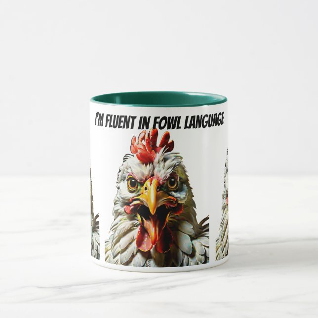 Caneca Sou fluente na língua das aves (Centro)